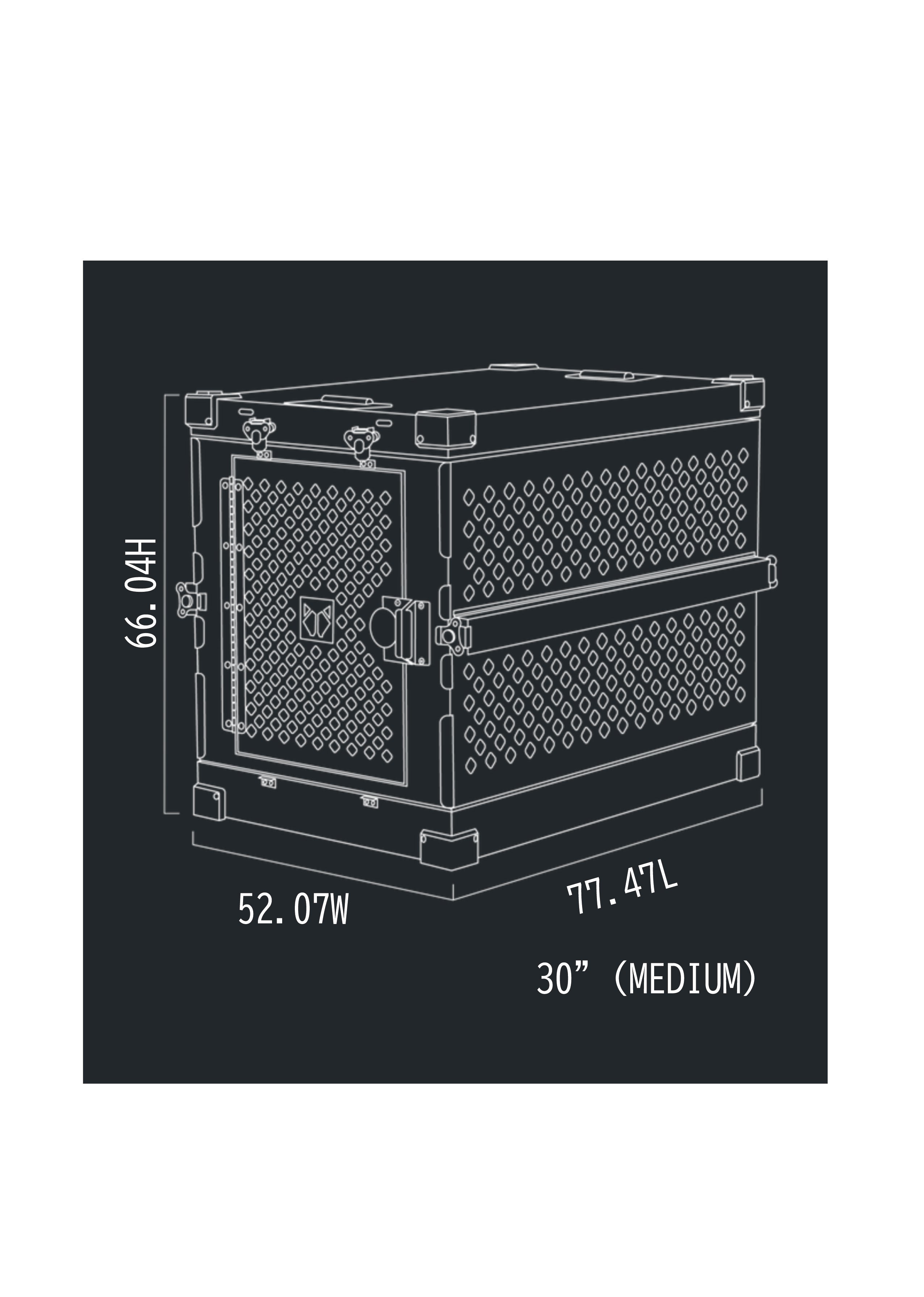 30" Medium-COLLAPSIBLE DOG CRATE (3color)【現在は予約専用】